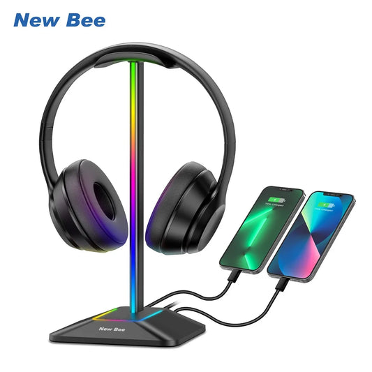 Soporte RGB para Audífonos con 7 Colores LED