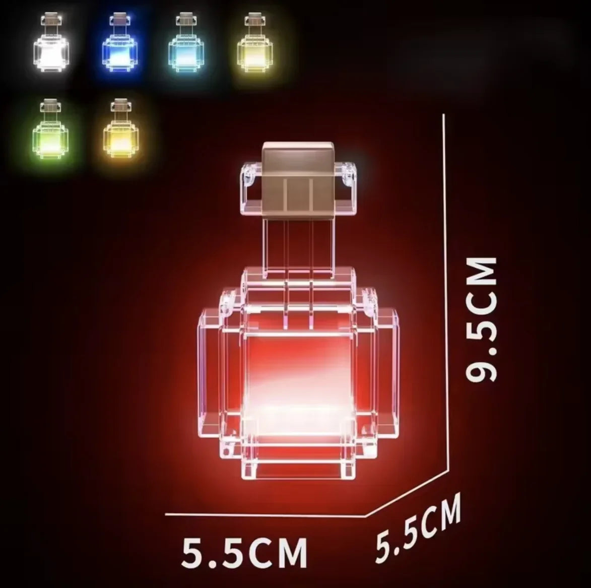 Poción RGB Pixel Retro Recargable