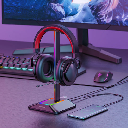 Soporte RGB para Audífonos con 7 Colores LED