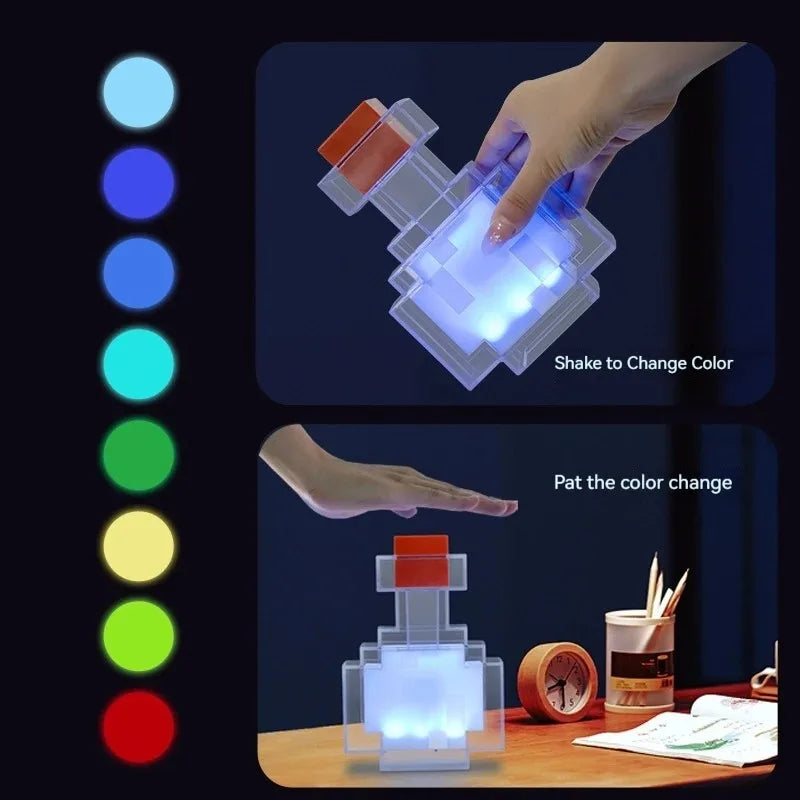 Poción RGB Pixel Retro Recargable