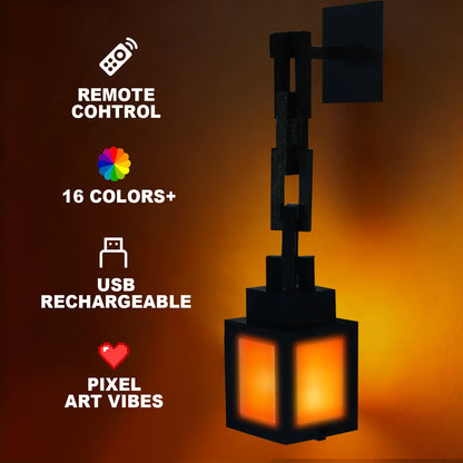 Lámpara RGB Pixel Retro Gamer 16 Colores