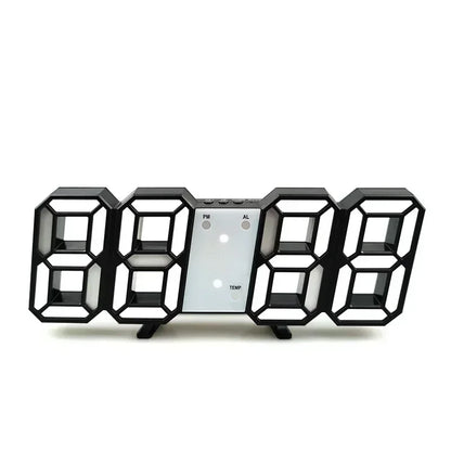 Reloj LED Digital 3D de Escritorio y Pared