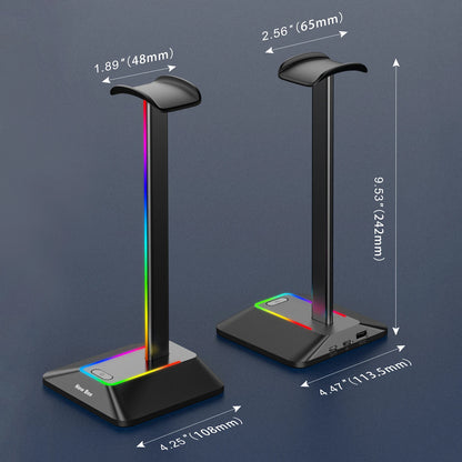 Soporte RGB para Audífonos con 7 Colores LED